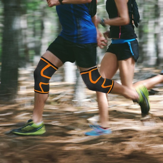 Anti-fall Thin Kneepad Knee Protector for Fitness Running Cycling Mountaineering Elastic Knee Pads Knee Support Anti-fall Thin Kneepad Knee Protector for Fitness Running Cycling Mountaineering Elastic Knee Pads Knee Support