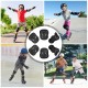 Kids Knee Pads Set 6 in 1 Protective Gear Kit Knee Elbow Pads with Wrist Guards Children Sports Safety Protection Pads for Cycling Roller Skating Kids Knee Pads Set 6 in 1 Protective Gear Kit Knee Elbow Pads with Wrist Guards Children Sports Safety Protection Pads for Cycling Roller Skating