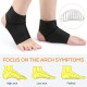1 Pair Arch Support Brace with Gel Ankle Protector Flat Foot Socks with Gel Inserts Insole Cushion for Ankle Arch Pain Relief 1 Pair Arch Support Brace with Gel Ankle Protector Flat Foot Socks with Gel Inserts Insole Cushion for Ankle Arch Pain Relief