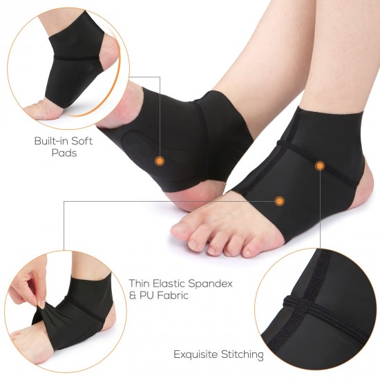 1 Pair Arch Support Brace with Gel Ankle Protector Flat Foot Socks with Gel Inserts Insole Cushion for Ankle Arch Pain Relief 1 Pair Arch Support Brace with Gel Ankle Protector Flat Foot Socks with Gel Inserts Insole Cushion for Ankle Arch Pain Relief