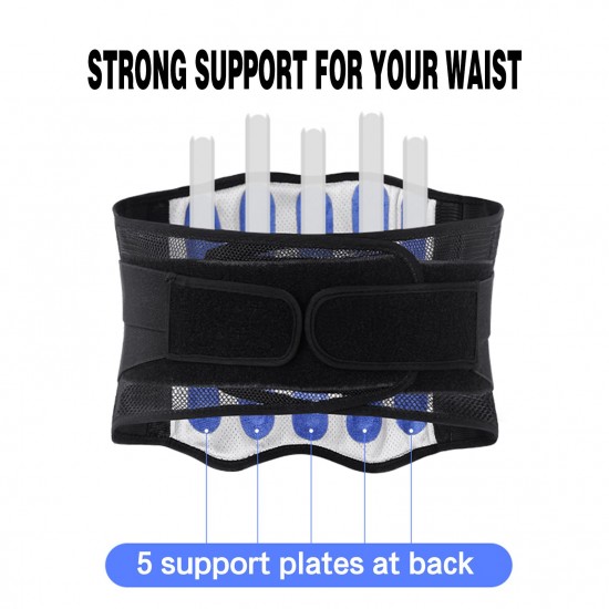 Men Women Back Brace Quick Fastening Tape Breathable Running Yoga Fitness Back Support Men Women Back Brace Quick Fastening Tape Breathable Running Yoga Fitness Back Support