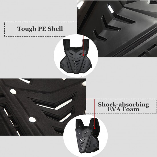 Motorcycle Armor Vest Chest Spine Back Protector Protective Vest for Cycling Skating Skiing Motocross Bike Riding Motorcycle Armor Vest Chest Spine Back Protector Protective Vest for Cycling Skating Skiing Motocross Bike Riding