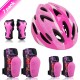 7 in 1 Kids Bike Helmet Pads Adjustable Protective Skateboard Helmet Children Sports Protective Gear Set 7 in 1 Kids Bike Helmet Pads Adjustable Protective Skateboard Helmet Children Sports Protective Gear Set