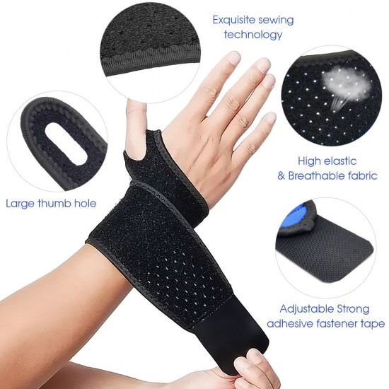 Wrist Support Brace Wrist Stabilizer Adjustable Wrist Bandages Protector Left and Right Hand Wrist Wraps for Fitness Office Pain Relief Wrist Support Brace Wrist Stabilizer Adjustable Wrist Bandages Protector Left and Right Hand Wrist Wraps for Fitness Office Pain Relief