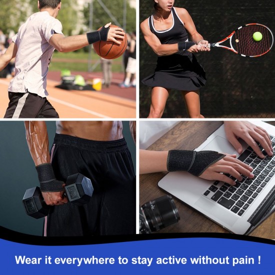 Wrist Support Brace Wrist Stabilizer Adjustable Wrist Bandages Protector Left and Right Hand Wrist Wraps for Fitness Office Pain Relief Wrist Support Brace Wrist Stabilizer Adjustable Wrist Bandages Protector Left and Right Hand Wrist Wraps for Fitness Office Pain Relief