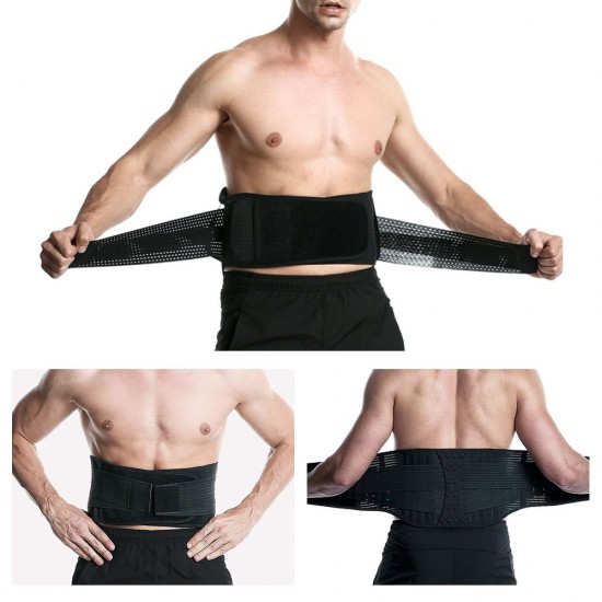 Sports Back Support Brace Breathable Waist Support Belt Adjustable Pain Relief Belt Waist Protective Belt Sports Back Support Brace Breathable Waist Support Belt Adjustable Pain Relief Belt Waist Protective Belt
