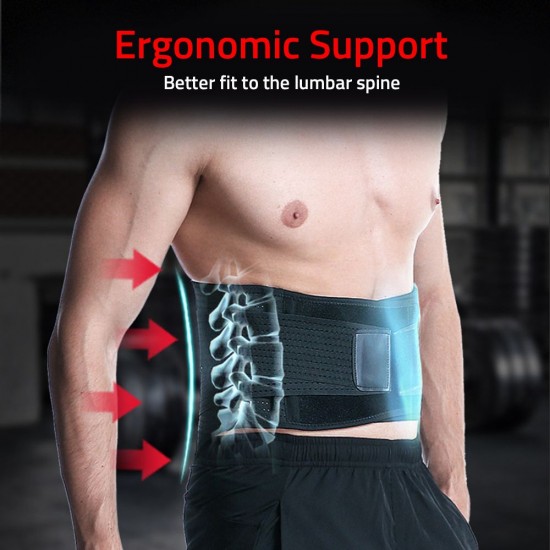 Sports Back Support Brace Breathable Waist Support Belt Adjustable Pain Relief Belt Waist Protective Belt Sports Back Support Brace Breathable Waist Support Belt Adjustable Pain Relief Belt Waist Protective Belt