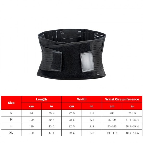 Sports Back Support Brace Breathable Waist Support Belt Adjustable Pain Relief Belt Waist Protective Belt Sports Back Support Brace Breathable Waist Support Belt Adjustable Pain Relief Belt Waist Protective Belt