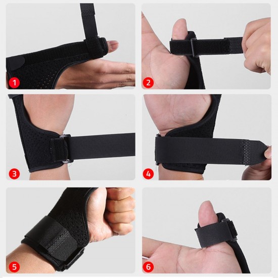 Universal Thumb Protective Cover Aluminum Bar Support Thumb Wrist Protection Brace Thumb Support for Left Right Hand Universal Thumb Protective Cover Aluminum Bar Support Thumb Wrist Protection Brace Thumb Support for Left Right Hand