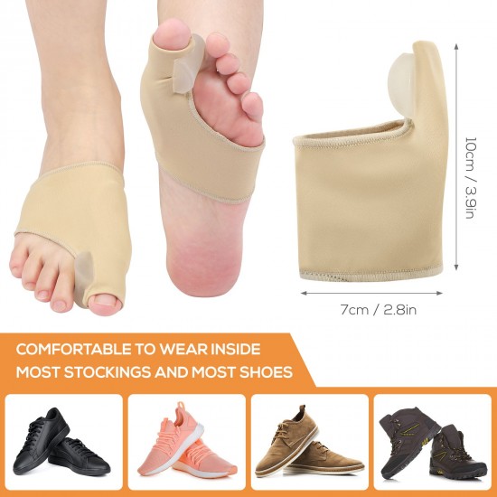 2 Pairs Bunion Corrector Gel Bunion Pads Sleeves Brace Bunion Relief Big Toe Separator for Big Toe Joint Pain Relief 2 Pairs Bunion Corrector Gel Bunion Pads Sleeves Brace Bunion Relief Big Toe Separator for Big Toe Joint Pain Relief
