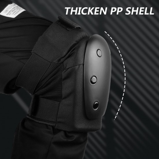 6Pcs/Set 2 Wrist Guards + 2 Elbow Pads + 2 Knee Pads Thicken Shell Impact Resistance Outdoor Sports All-around Protection 6Pcs/Set 2 Wrist Guards + 2 Elbow Pads + 2 Knee Pads Thicken Shell Impact Resistance Outdoor Sports All-around Protection