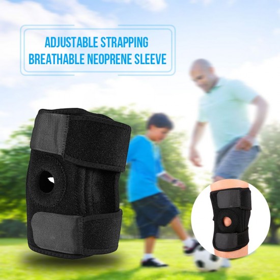 Knee Brace Support Sleeve Open Patella Protector Wrap Breathable Neoprene Sleeve Knee Brace Support Sleeve Open Patella Protector Wrap Breathable Neoprene Sleeve