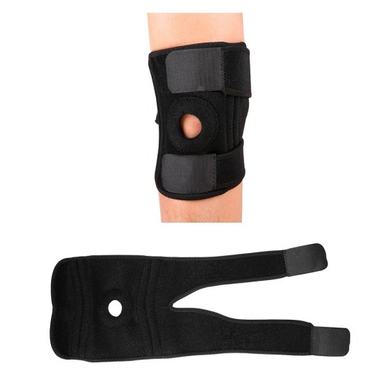 Knee Brace Support Sleeve Open Patella Protector Wrap Breathable Neoprene Sleeve Knee Brace Support Sleeve Open Patella Protector Wrap Breathable Neoprene Sleeve