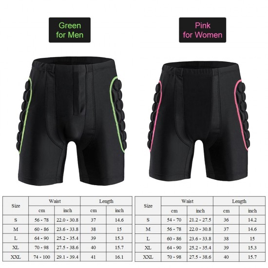 Men's Hip Butt Protection Padded Shorts Armor Hip Protection Shorts Pad for Snowboarding Skating Skiing Riding Men's Hip Butt Protection Padded Shorts Armor Hip Protection Shorts Pad for Snowboarding Skating Skiing Riding