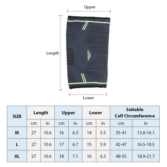 Protective Knee Pads Anti-slip Knee Brace Elastic Knee Support Joint Protection for Sports Protective Knee Pads Anti-slip Knee Brace Elastic Knee Support Joint Protection for Sports