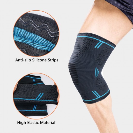 Protective Knee Pads Anti-slip Knee Brace Elastic Knee Support Joint Protection for Sports Protective Knee Pads Anti-slip Knee Brace Elastic Knee Support Joint Protection for Sports