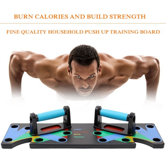 Household Multifunction Push Up Rack Board 9 System Comprehensive Fitness Exercise Workout Push-up Stands Body Building Training GYM for Men and Women Household Multifunction Push Up Rack Board 9 System Comprehensive Fitness Exercise Workout Push-up Stands Body Building Training GYM for Men and Women