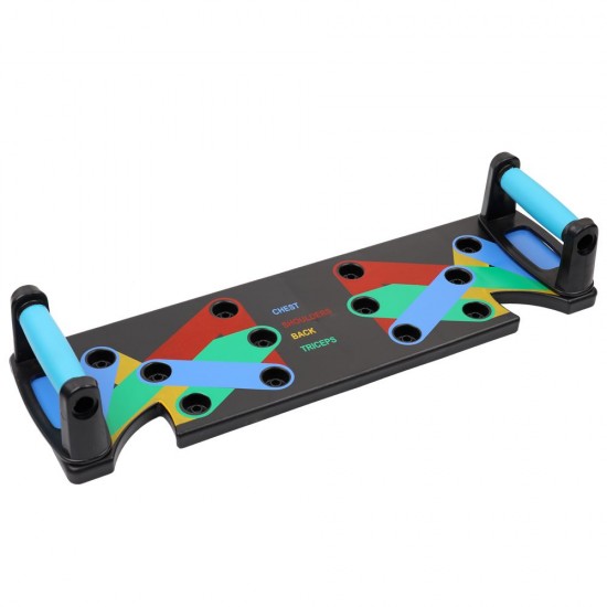 Household Multifunction Push Up Rack Board 9 System Comprehensive Fitness Exercise Workout Push-up Stands Body Building Training GYM for Men and Women Household Multifunction Push Up Rack Board 9 System Comprehensive Fitness Exercise Workout Push-up Stands Body Building Training GYM for Men and Women