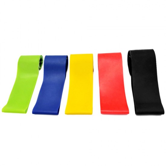 Set of 5 Exercise Resistance Loop Bands with Carry Bag Latex Gym Strength Training Loops Bands Workout Bands Home Fitness Physical Therapy Set of 5 Exercise Resistance Loop Bands with Carry Bag Latex Gym Strength Training Loops Bands Workout Bands Home Fitness Physical Therapy