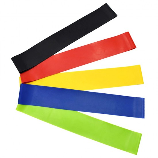 Set of 5 Exercise Resistance Loop Bands with Carry Bag Latex Gym Strength Training Loops Bands Workout Bands Home Fitness Physical Therapy Set of 5 Exercise Resistance Loop Bands with Carry Bag Latex Gym Strength Training Loops Bands Workout Bands Home Fitness Physical Therapy