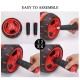 Abdominal Roller Wheel Home Gym Abdomen Training Workout Exercise Equipment Abdominal Roller Wheel Home Gym Abdomen Training Workout Exercise Equipment