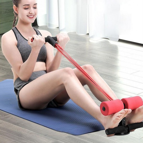 Portable Suction Sit Up Bar with Elastic Tension Rope 4 Adjustable Heights Push Up Trainer Muscle Training Equipment Portable Suction Sit Up Bar with Elastic Tension Rope 4 Adjustable Heights Push Up Trainer Muscle Training Equipment
