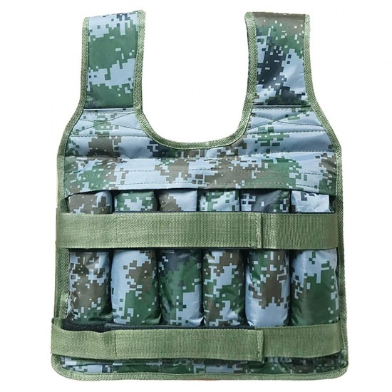 Max Loading 50kg Adjustable Weighted Vest Weight Jacket Oxford Exercise Weight Loading Cloth Strength Training (Empty) Max Loading 50kg Adjustable Weighted Vest Weight Jacket Oxford Exercise Weight Loading Cloth Strength Training (Empty)