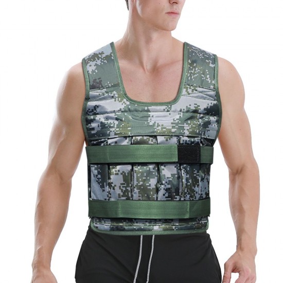 Max Loading 50kg Adjustable Weighted Vest Weight Jacket Oxford Exercise Weight Loading Cloth Strength Training (Empty) Max Loading 50kg Adjustable Weighted Vest Weight Jacket Oxford Exercise Weight Loading Cloth Strength Training (Empty)