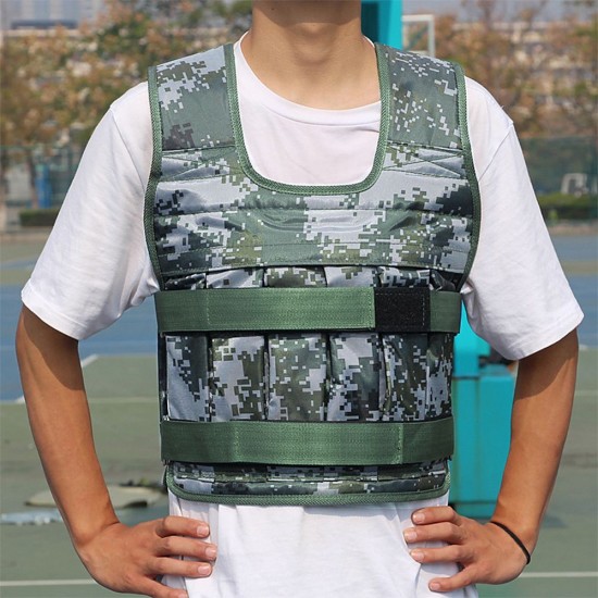 Max Loading 50kg Adjustable Weighted Vest Weight Jacket Oxford Exercise Weight Loading Cloth Strength Training (Empty) Max Loading 50kg Adjustable Weighted Vest Weight Jacket Oxford Exercise Weight Loading Cloth Strength Training (Empty)
