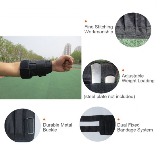 2 Packs Max Loading 5/10kg Adjustable Wrist Weighted Oxford Ankle Weighted Exercise Weight Loading Wraps Strength Training (Empty) 2 Packs Max Loading 5/10kg Adjustable Wrist Weighted Oxford Ankle Weighted Exercise Weight Loading Wraps Strength Training (Empty)