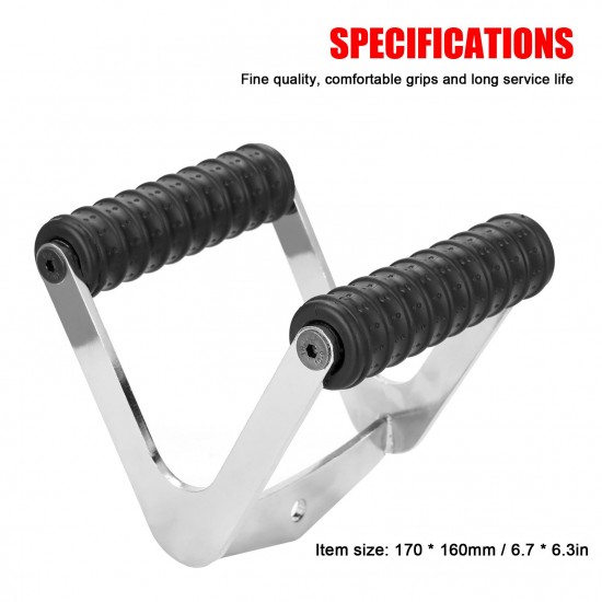 Gym Fitness T-bar For Pulley Cable Machine Back Muscle Workout Row V-shaped Bar Handle Rowing Machine Hand Grips Gym Fitness T-bar For Pulley Cable Machine Back Muscle Workout Row V-shaped Bar Handle Rowing Machine Hand Grips