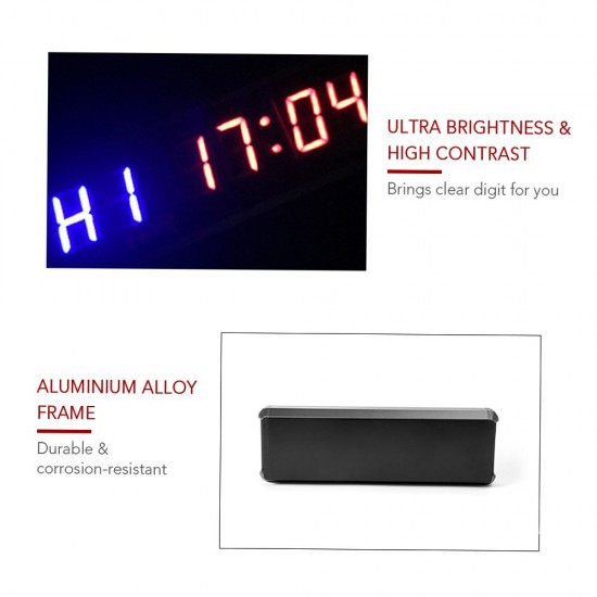 1.5in Gym Timer Stopwatch with Remote Countdown/up Clock for Home Gym Fitness Training Interval Timer Clock with Wall Mount Brackets 1.5in Gym Timer Stopwatch with Remote Countdown/up Clock for Home Gym Fitness Training Interval Timer Clock with Wall Mount Brackets