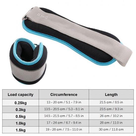 1 Pair Neoprene Ankle Weights Strap Fitness Ankle Straps Legs Weight For Running Jogging Walking Aerobics Exercise Gymnastics 1 Pair Neoprene Ankle Weights Strap Fitness Ankle Straps Legs Weight For Running Jogging Walking Aerobics Exercise Gymnastics