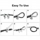 Gym Cable Steel Wire Fitness Pulley Cable for Home Gym Cable Machine Weight Lift Pulley System Gym Cable Steel Wire Fitness Pulley Cable for Home Gym Cable Machine Weight Lift Pulley System