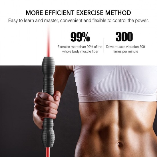 Multifunctional Training Stick Fitness Exercise Elastic Vibrate Rod Tremble Yoga Wand Multifunctional Training Stick Fitness Exercise Elastic Vibrate Rod Tremble Yoga Wand