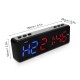 Wireless BT Control Gym Timer Rechargeable Stopwatch Countdown/up Clock for Home Gym Fitness Training Interval Timer Clock with Magnetic Backing Wireless BT Control Gym Timer Rechargeable Stopwatch Countdown/up Clock for Home Gym Fitness Training Interval Timer Clock with Magnetic Backing