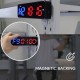 Wireless BT Control Gym Timer Rechargeable Stopwatch Countdown/up Clock for Home Gym Fitness Training Interval Timer Clock with Magnetic Backing Wireless BT Control Gym Timer Rechargeable Stopwatch Countdown/up Clock for Home Gym Fitness Training Interval Timer Clock with Magnetic Backing