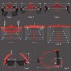 Chest Expander Muscle Fitness Arm Training Bodybuilding Equipment Pull Back Muscle Arm Exerciser Home Fitness Equipment For Home Gym Exercise Chest Expander Muscle Fitness Arm Training Bodybuilding Equipment Pull Back Muscle Arm Exerciser Home Fitness Equipment For Home Gym Exercise