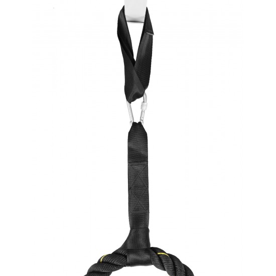 Battle Rope Anchor Strap Kit with Heavy Duty Reinforced 2 Nylon Straps & 1 Stainless Steel Carabiner Clip for Crossfit Ropes Home Gym Fitness & Training Rope Anchor Battle Rope Anchor Strap Kit with Heavy Duty Reinforced 2 Nylon Straps & 1 Stainless Steel Carabiner Clip for Crossfit Ropes Home Gym Fitness & Training Rope Anchor