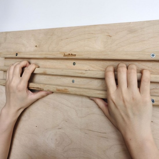 Wooden Hang Board Climbing Fingerboard Doorway Hand Strengthener Equipment for Training Finger Grip and Pull Up Wooden Hang Board Climbing Fingerboard Doorway Hand Strengthener Equipment for Training Finger Grip and Pull Up